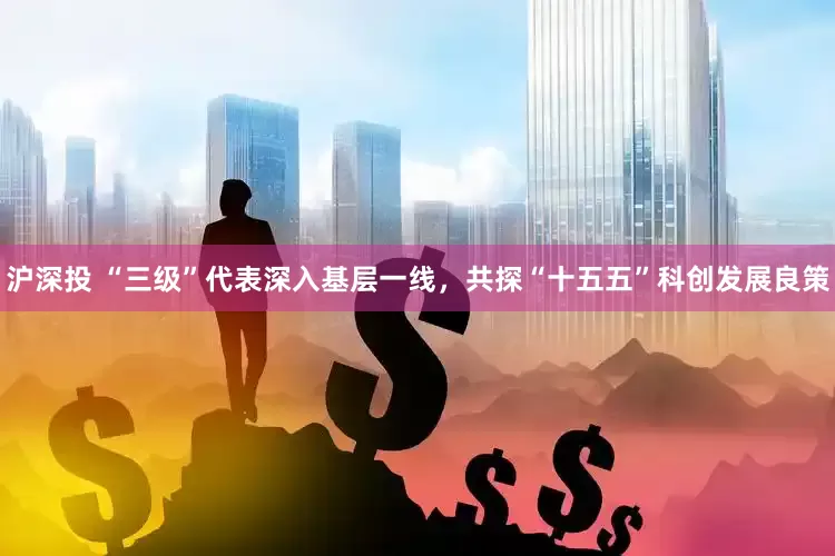 沪深投 “三级”代表深入基层一线，共探“十五五”科创发展良策