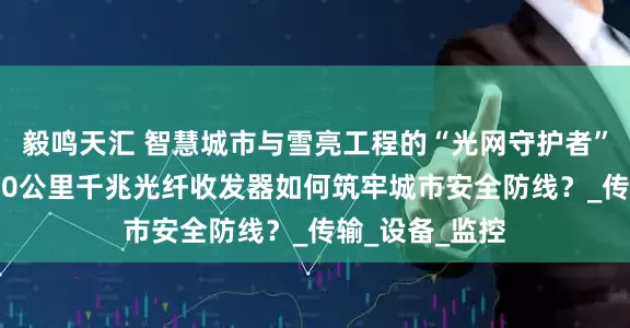 毅鸣天汇 智慧城市与雪亮工程的“光网守护者”——汉源高科80公里千兆光纤收发器如何筑牢城市安全防线？_传输_设备_监控