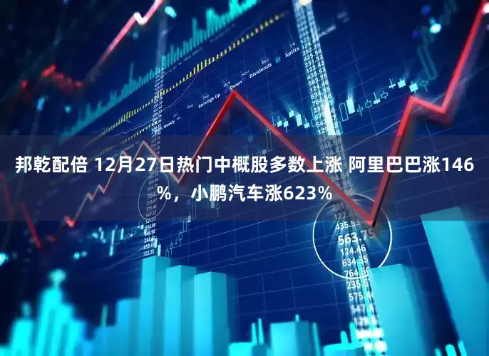 邦乾配倍 12月27日热门中概股多数上涨 阿里巴巴涨146%，小鹏汽车涨623%